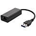 Adattatore Di Rete Deltaco Usb 3.0, Gigabit, 1xrj45, Nero - Foto miniatura 1