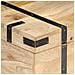 Baule 90x40x40 cm in Legno Massello di Mango - Foto miniatura 2
