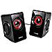 Diffusori Stereo Da Gaming Ms1 Potenza 10 W 90dBI Cablato Colore Nero /Rosso - Foto miniatura 3