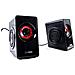 Diffusori Stereo Da Gaming Ms1 Potenza 10 W 90dBI Cablato Colore Nero /Rosso - Foto miniatura 6