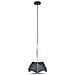V-tac Vt-7401 Lampadario A Sospensione Con Portalampada E27 In Metallo Forma Prisma Colore Nero - Sku 3944 - Foto miniatura 1