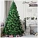 Albero Di Natale 210 Cm Gran Sasso Super Folto 1417 Rami Pino Verde Base A Croce - Foto miniatura 1