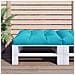 Cuscino Per Pallet Turchese 70x70x12 Cm Tessuto - Foto miniatura 1