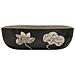 Lavabo Appoggio Grigio Nero Rettangolare 48x37,5x13,5 Ceramica - Foto miniatura 3