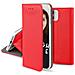 Custodia Folio Per Iphone 15 Pro Max Magnetica Funzione Supporto, Rosso - Foto miniatura 1