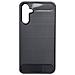 Custodia B-case Tpu Silicone Cover Case Per Samsung Galaxy A55 5g A556 Carbon Metal Black - Foto miniatura 2