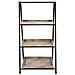 Mobile Scaffale Da Interno In Legno E Metallo A 3 Ripiani Linea Classic Low Box - Foto miniatura 3
