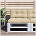 Cuscino Per Pallet Beige 80x40x12 Cm In Tessuto - Foto miniatura 1