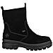 Black Casual Closed Ladies Mid Height Boots Stivaletti Pelle Scamosciata /nabuk Scarpe Donna Nero Eu 40, X8250-00 - Foto miniatura 2