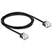 Cavo di rete RJ45 Cat. 6 UTP Ultra Slim da 2 m nero - Foto miniatura 2