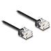 Cavo di rete RJ45 Cat. 6 UTP Ultra Slim da 2 m nero - Foto miniatura 1