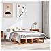 Letto Senza Materasso Marrone Cera 150x200 Cm In Legno Di Pino - Foto miniatura 1