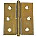 2 Pezzi - Cerniere Sinistre Ottonate 50x40mm - Foto miniatura 1