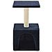 Lusso Casadino -  Albero Per Gatti Con Tiragraffi In Sisal 55 Cm Blu Scuro - Foto miniatura 3
