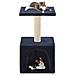 Lusso Casadino -  Albero Per Gatti Con Tiragraffi In Sisal 55 Cm Blu Scuro - Foto miniatura 6