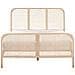 Letto Legno Di Pino Gonfaron 140 X 200 Cm Marrone Chiaro - Foto miniatura 4