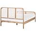 Letto Legno Di Pino Gonfaron 140 X 200 Cm Marrone Chiaro - Foto miniatura 5