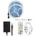 Striscia Led Rgb 30m Kit Wifi 24-tasti Con Controller Tuya, App & Controllo Vocale, Alim. 12v, 30 Led/m, Bianco, Compatibile Google E Alexa  15 Metri - Foto miniatura 1