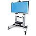 Carrello /supporto TV mobile su ruote per schermi piatti da 60-100" e fino a 100 kg, regolazione dell'altezza tramite manovella, montaggio su carrello mobile /portatile - Foto miniatura 7
