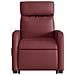Poltrona Alzapersona Reclinabile Rosso Vino in Similpelle - Foto miniatura 8