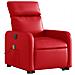 Poltrona Alzapersona Reclinabile Elettrica Rossa in Similpelle - Foto miniatura 3