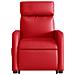 Poltrona Alzapersona Reclinabile Elettrica Rossa in Similpelle - Foto miniatura 8