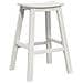 Sgabelli Bar 2 pz Bianco HDPE - Foto miniatura 4