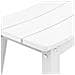 Sgabelli Bar 2 pz Bianco HDPE - Foto miniatura 8