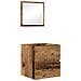 Armadio da Bagno Legno Invecchiato MDF con Impiallacciatura in Legno - Foto miniatura 1