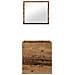 Armadio da Bagno Legno Invecchiato MDF con Impiallacciatura in Legno - Foto miniatura 8