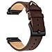 Cinturino In Pelle Premium Compatibile Con Garmin Fenix 8/7x / 3 - Elegante Cinturino Di Ricambio Darkbrown 20 Mm - Foto miniatura 1