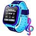 Smartwatch Per Bambini Impermeabile Blu Con Gps E Funzione Sos - Foto miniatura 4