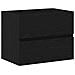 Mobile lavabo Rovere nero 60 x 39 x 62 cm Legno multistrato - Foto miniatura 6
