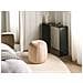 Pouf Selby Velluto Beige - Foto miniatura 1