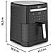 Easy Fry & Grill EY8018 6,5 L Indipendente 1830 W Friggitrice ad aria calda Nero - Foto miniatura 6