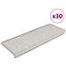 Tappeti Adesivi Scale Aspetto Sisal 30 pz 65x21x4 cm Platino - Foto miniatura 1