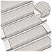 Tappeti Adesivi Scale Aspetto Sisal 30 pz 65x21x4 cm Platino - Foto miniatura 6