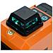 Livella Laser Orange Tiger Rot16l - 16 Linee, Autolivellante, Ip54 | Precisione 0,2 Mm / 10 M, 3 Modalità, Telecomando, Batteria 3500 Mah - Foto miniatura 4
