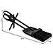Scopino E Paletta Per Caminetto In Metallo Nero 38x11x13h - Foto miniatura 4