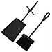 Scopino E Paletta Per Caminetto In Metallo Nero 38x11x13h - Foto miniatura 6