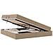 Letto con contenitore e materasso 2 pcs Cappuccino Pelle - Foto miniatura 1