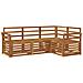 Set divani 4 pcs Naturale Legno di Acacia Massello - Foto miniatura 1