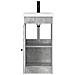 Mobile da bagno con lavabo Grigio Cemento 42 x 40 x 84,5 cm - Foto miniatura 4