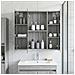 Mobiletto per specchio da bagno Grigio Sonoma 70 x 14,5 x 70 cm - Foto miniatura 4
