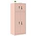Armadio 2 pz Rosa 60 x 40 x 145 cm Acciaio Bloccabile - Foto miniatura 3