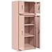 Armadio 2 pz Rosa 60 x 40 x 145 cm Acciaio Bloccabile - Foto miniatura 7