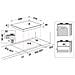 PCN 641 T /IX /HA Piano Cottura a Gas 60 cm Inox 4 Fuochi Bruciatore Tripla Corona Griglie in Ghisa - Foto miniatura 6