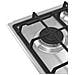 PCN 641 T /IX /HA Piano Cottura a Gas 60 cm Inox 4 Fuochi Bruciatore Tripla Corona Griglie in Ghisa - Foto miniatura 3