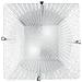 I-ISIDE / PL30 - Plafoniera con decorazione a raggi bianca 60 watt E27 - Foto miniatura 3