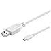 Cavo USB 2.0 A / Micro B 0.3 m Bianco OEM - Foto miniatura 2